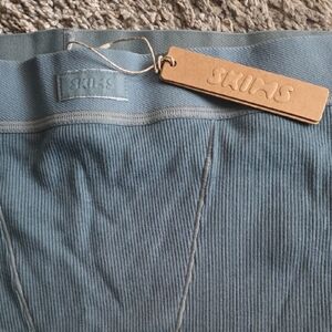 SKIMS Ribbed Slate Shorts/underwear